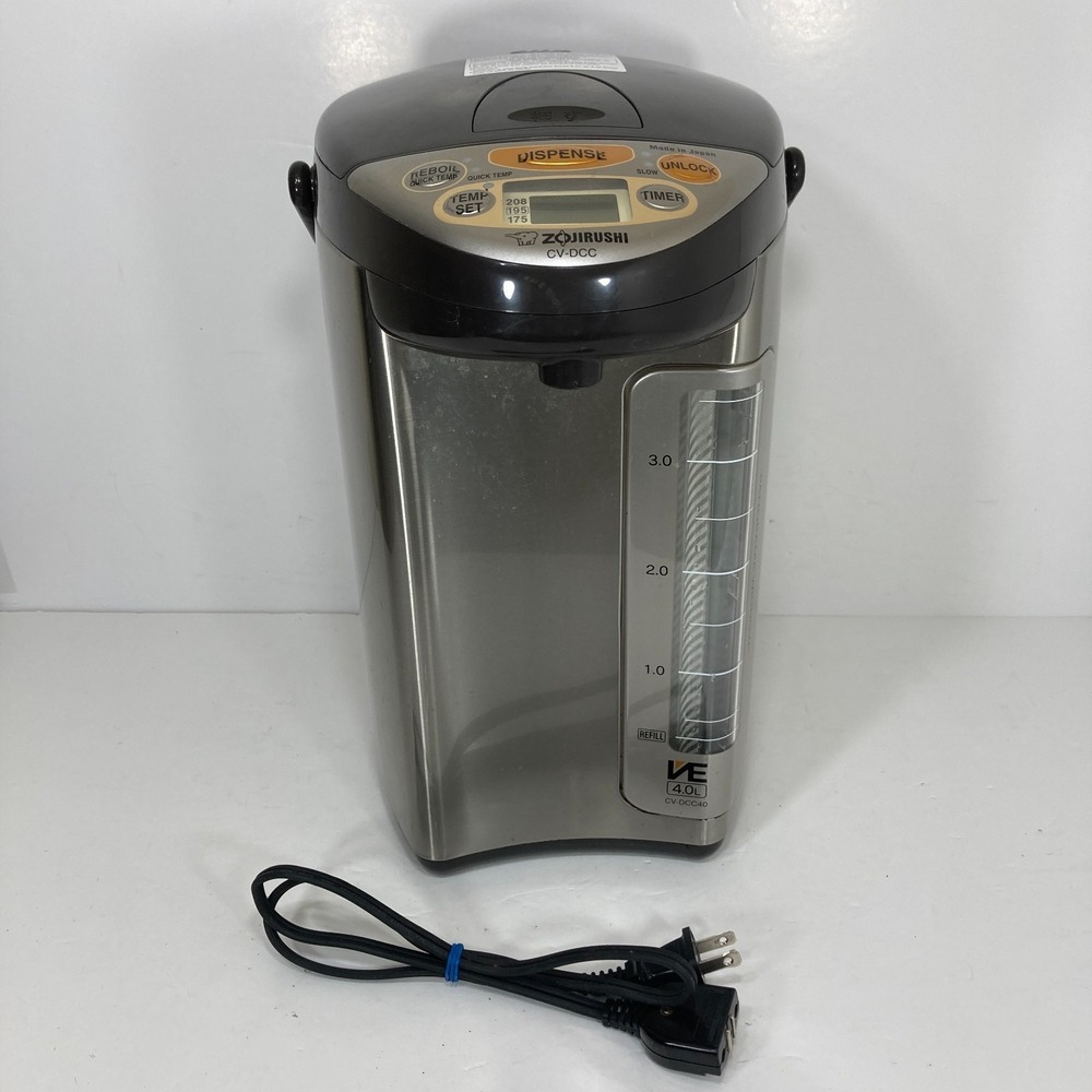 Zojirushi CV-DCC40 Micom 4.0 Liter Water Dispenser Boiler and Warmer - TESTED